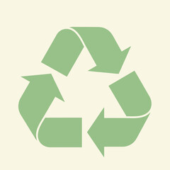 Obraz premium Recycling Symbol Crop