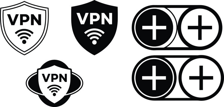 Vpn and battery icons