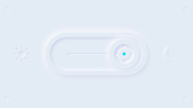 Neumorphic Day Night Toggle Switch Ui Design