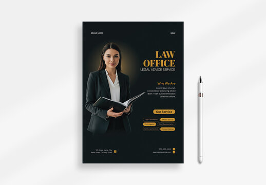 Legal Advise Service Flyer