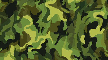 Fototapeta premium Military camouflage seamless pattern with multicolor design in a vector illustration format