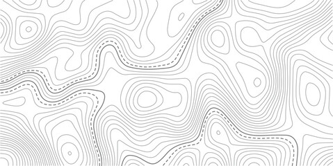 Topographic map patterns, topography line map. Vintage outdoors style. World map Template. Light topographic topo contour map background, geographic grid map.Abstract vector illustration. © MITA