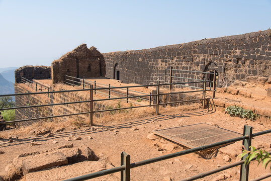 Raigad Fort, The most important fort and capital of Chatrapati Shivaji Maharaj dynasty, one of the strongest fortresses on the Deccan Plateau, Constructed between 1656 to 1674 under Maratha Empire