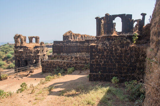 Raigad Fort, The most important fort and capital of Chatrapati Shivaji Maharaj dynasty, one of the strongest fortresses on the Deccan Plateau, Constructed between 1656 to 1674 under Maratha Empire