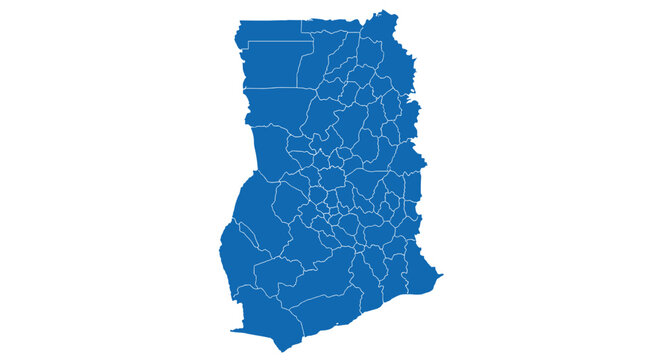 Map of indiana state with county boundaries in a detailed illustration