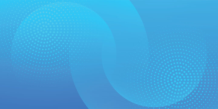 Abstract Blue Gradient Background With Soft Overlapping Circles and Modern Minimal Design eps10