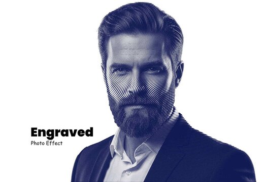 Engraved Photo Effect