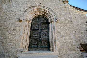 Obraz premium Castelpetroso, Molise. The Church of S. Martino Vescovo