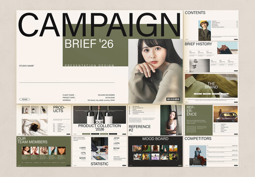 Creative Brief Campaign Presentation Template