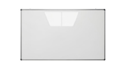 Isolated whiteboard panel, classroom board, business presentation tool or writing surface © Andrei