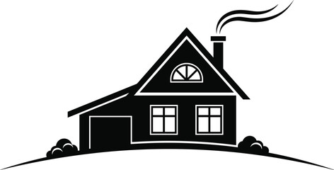 Set of black princess silhouettes with ball gowns magic carriage castle tiara and stars isolated on white background vector illustration © MD