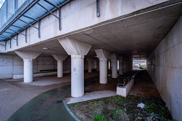 Valladolid ciudada europea de España centrla en invierno al anochecer 