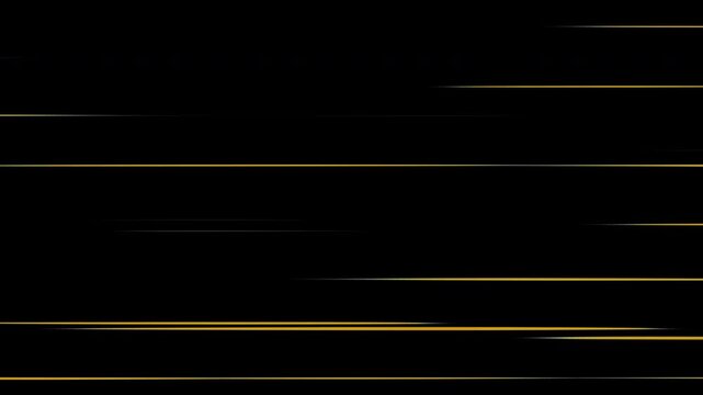 4K video speed lines comic motion overlay with white velocity line on dark background