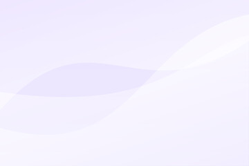 パステルカラー　薄紫　グラデーションと曲線ウェーブの抽象背景デザイン素材