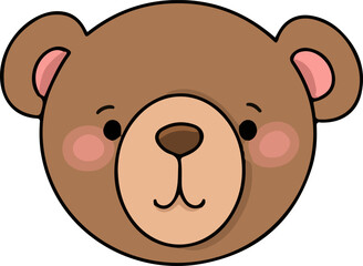 Fototapeta premium Cute Cartoon Animal Characters Illustration Set