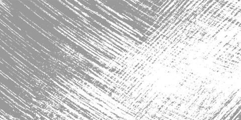 Fototapeta premium Textured gray and white diagonal scratch pattern background with distressed effect abstract