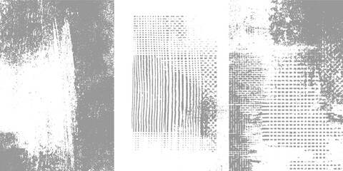 Abstract textured background with distressed grey and white patterns and vertical lines