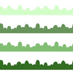 Obraz premium Decorative seamless pattern with cute clouds in a flat cartoon style. Light and playful grassillustration suitable for fabric, wrapping paper, nursery decor, digital backgrounds, and creative designs.