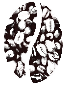 Halftone of coffee