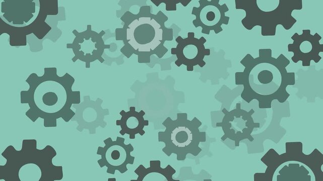 abstract background with gears