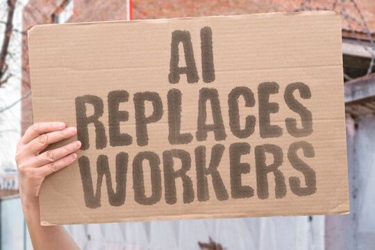 "AI Replaces Workers" Companies are replacing entry-level workers with AI tools to cut operational costs. AI. JOBS. AUTOMATION. TECH. MARKET.