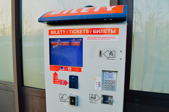 Warsaw ZTM Ticket Vending Machine - Bilety/Tickets/Bilety