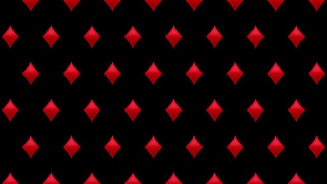 Seamless vector pattern featuring red and black hearts on a geometric textile texture for vintage wallpaper and fabric decoration