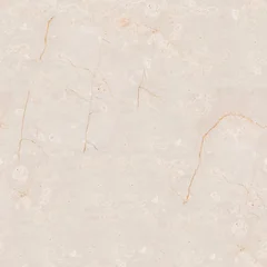 Fotobehang Marmer Beige light warm marble stone natural surface for bathroom or kitchen countertop. Seamless square background, tile ready.  © Dmytro Synelnychenko