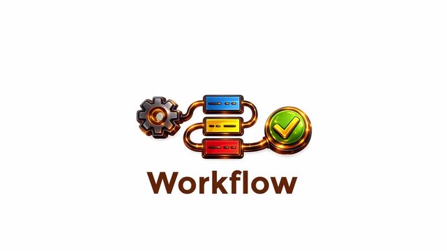 Animated Classroom Teaching Icon &ndash; School Lesson and Education Concept