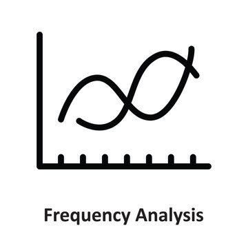 Frequency Analysis Vector icon which can easily modify or edit