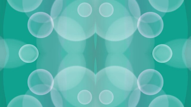 A serene, abstract background featuring symmetrical patterns of soft, glowing circles that evoke a tranquil underwater scene or gentle light refractions, perfect for modern design