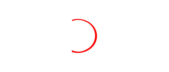 Obraz premium A blue semicircular paper surface, a flat geometric shape, placed on a transparent background.