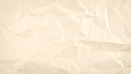Obraz premium Crinkled, off-white paper texture
