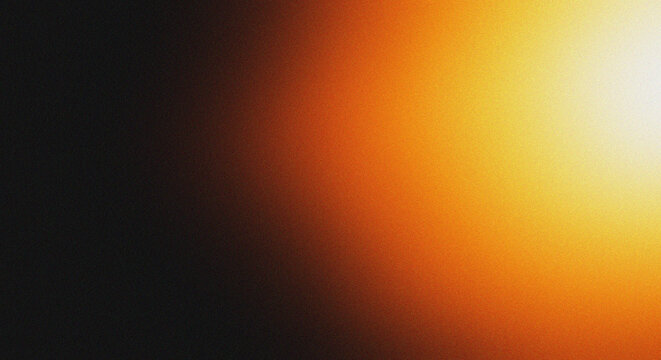 Warm glowing gradient from deep dark tones to bright yellow orange light
