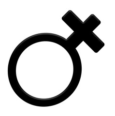 Digital composite. ..3d symbol for woman. 8th March is international woman’s day. ..lady, female, women, woman, feminism, feminist, ..PNG file © Stuwdamdorp