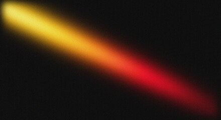 Radiant diagonal light streak with warm colors and subtle grain texture