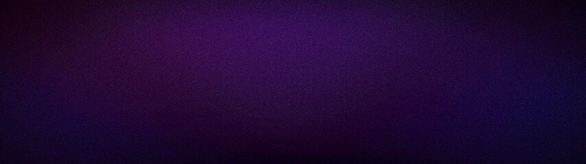 Fototapeta premium Dark luxury purple and deep violet grainy gradient background with elegant soft vignette