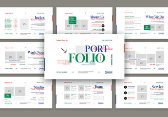 Portfolio Presentation Template Layout