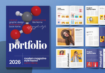 Modern Portfolio Magazine Layout Design