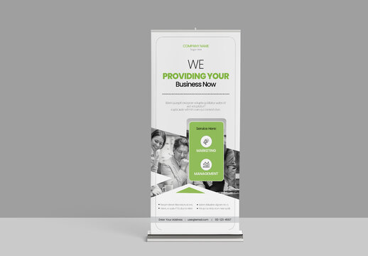Rollup Banner Design Template Layout