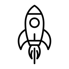 space rocket vector illustration