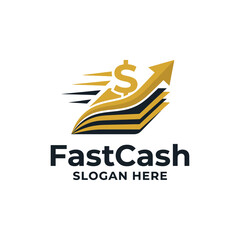 Obraz premium This image illustrates a financial growth concept with an upward-pointing arrow, a dollar sign, and stylized lines representing dynamic progress and success in cash flow.