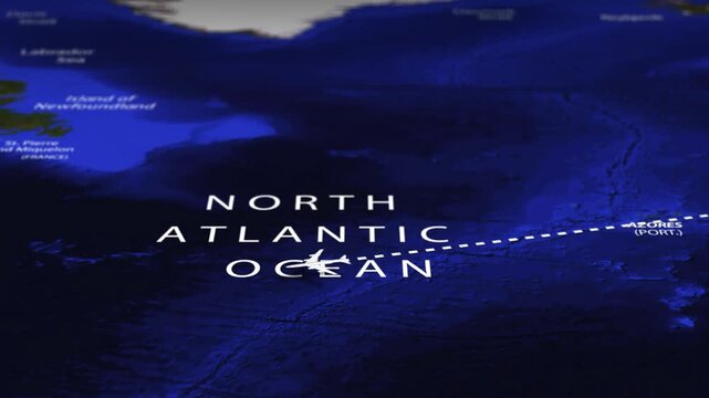 Flight From Moscow RUSSIA to Havana CUBA with flag pins