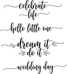 Elegant calligraphy quotes perfect for special occasions and celebrations