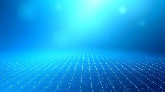 Digital Data Connection Grid For Corporate Presentation