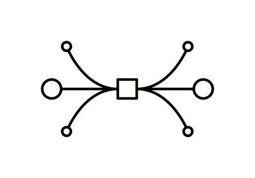 Puntos de ancla y manejadores de curvas bezier para herramientas de trazado y edici&oacute;n de vectores