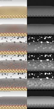 Atomic Layer Deposition (ALD) Process: Monolayer Formation and Precursor Coverage Dynamics on Silicon Substrate