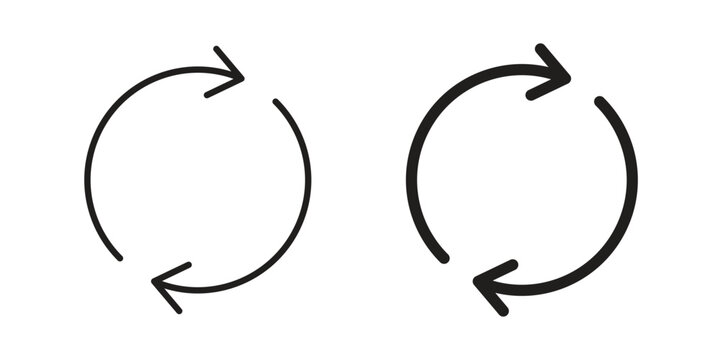 Recurring icons for templates, web design and infographics