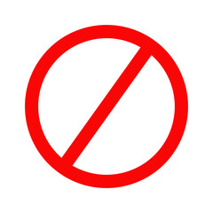 Obraz premium prohibition sign design image