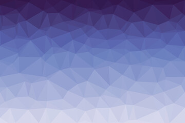 Fototapeta premium A beautiful geometric low poly pattern presents a calming gradient of deep indigo to soft sky blue